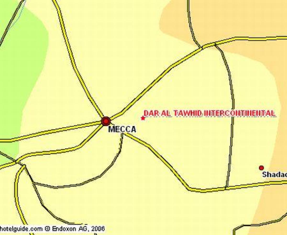 карта Ибрахим Халил путу у Меку