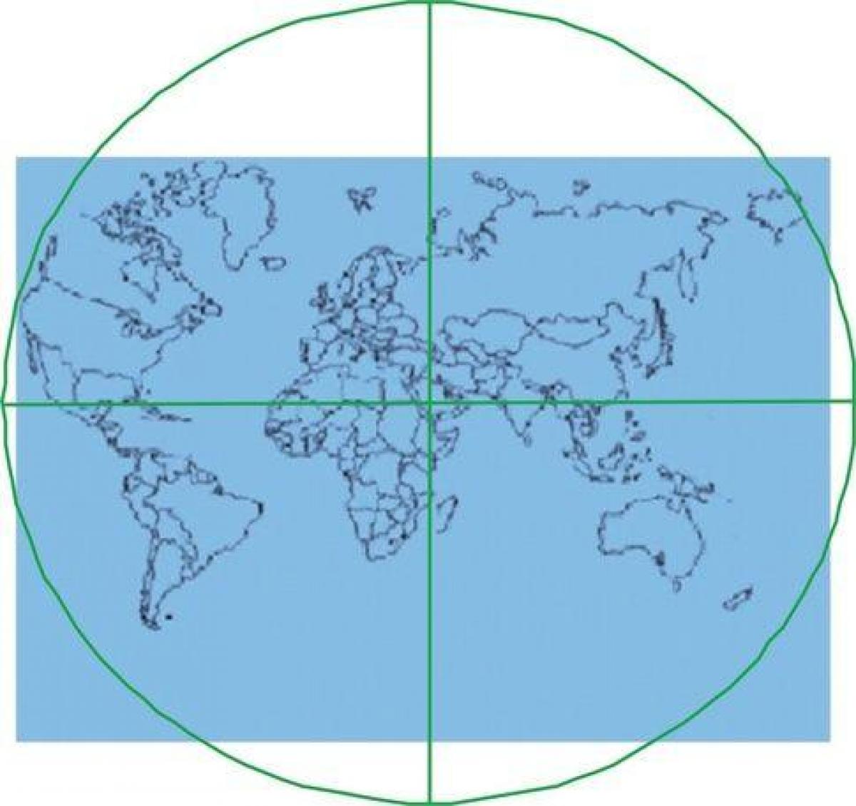 карта Кабе налази у центру света 