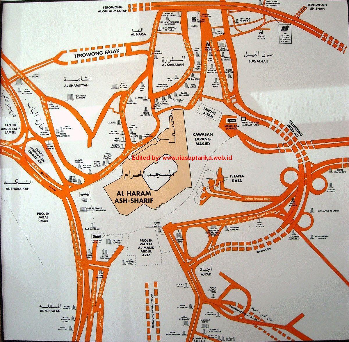 карта мисфалах Мека мапи