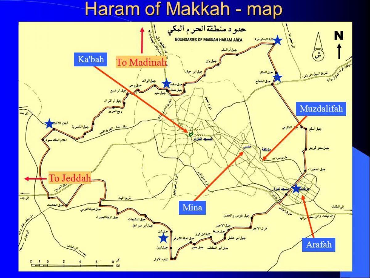 карта границе харама 