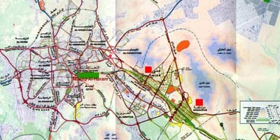 Мека џамија Ал-харам Шариф мапи