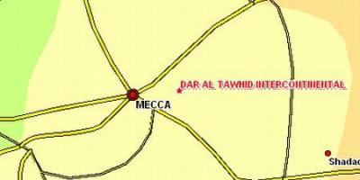 Карта Ибрахим Халил путу у Меку